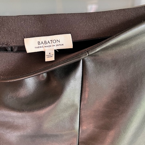 Babaton Faux Leather Jax Pencil Skirt - Picture 2 of 7
